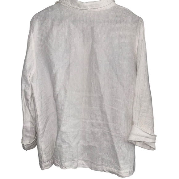 CP Shades Linen cardigan lightweight lagenlook natural fiber slow fashion luxury - Picture 5 of 8